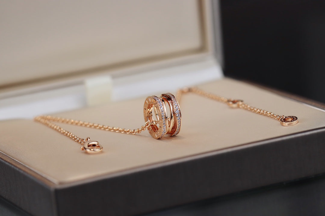 [Bloom]ZERO 1 PINK GOLD NECKLACE