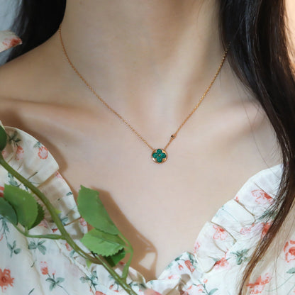 [Bloom]SUN PEDANT PINK GOLD 1 DIAMOND NECKLACE