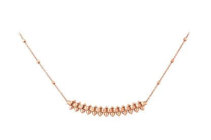 [Bloom]CLASH PINK GOLD NECKLACE