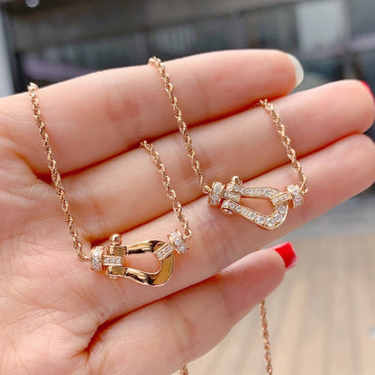 [Bloom]FORCE 10 PINK GOLD DIAMOND NECKLACE