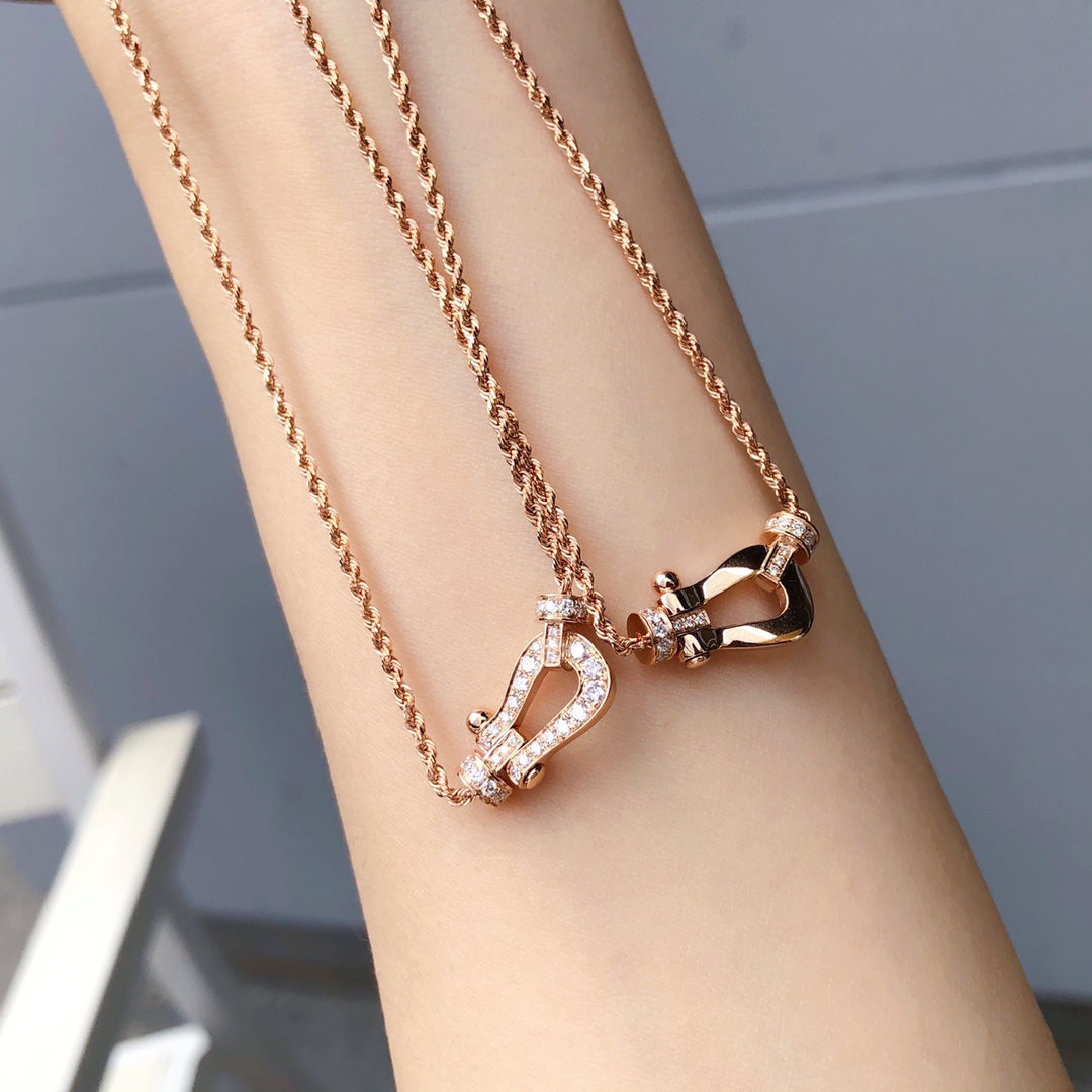 [Bloom]FORCE 10 PINK GOLD DIAMOND NECKLACE