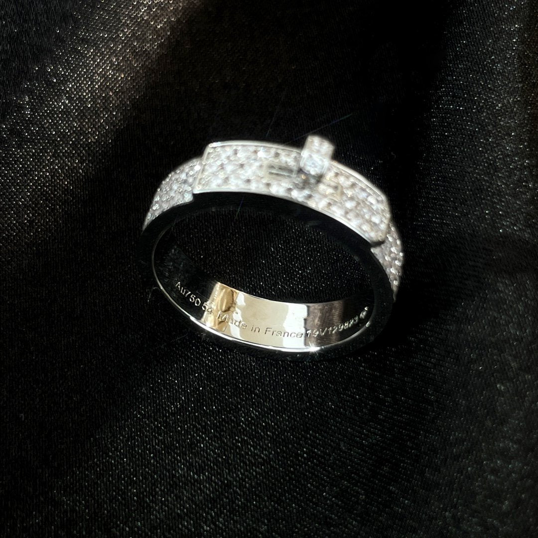 [Bloom]KELLY SILVER DIAMOND RING