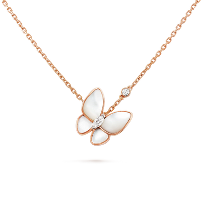 [Bloom]BUTTERFLY MOP DIAMOND NECKLACE