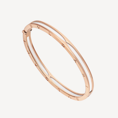 [Bloom]ZERO 1 PINK GOLD WITH WHITE CERAMIC BRACELET