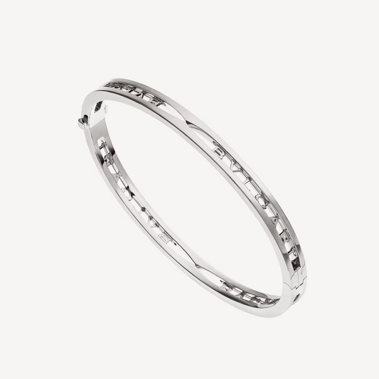 [Bloom]ZERO 1 SPIRAL LOGO SILVER BRACELET