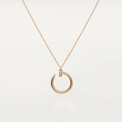 [Bloom]JUSTE NECKLACE PINK GOLD