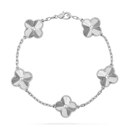 [Bloom]CLOVER SILVER 5 MOTIFS BRACELET