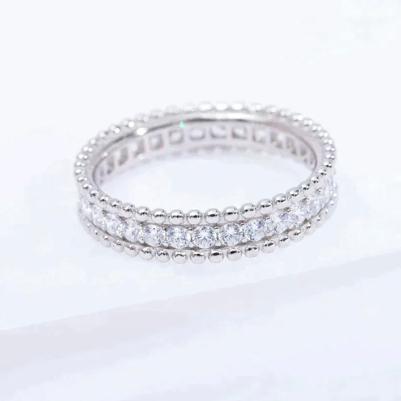 [Bloom]PERLEE DIAMOND SILVER RING