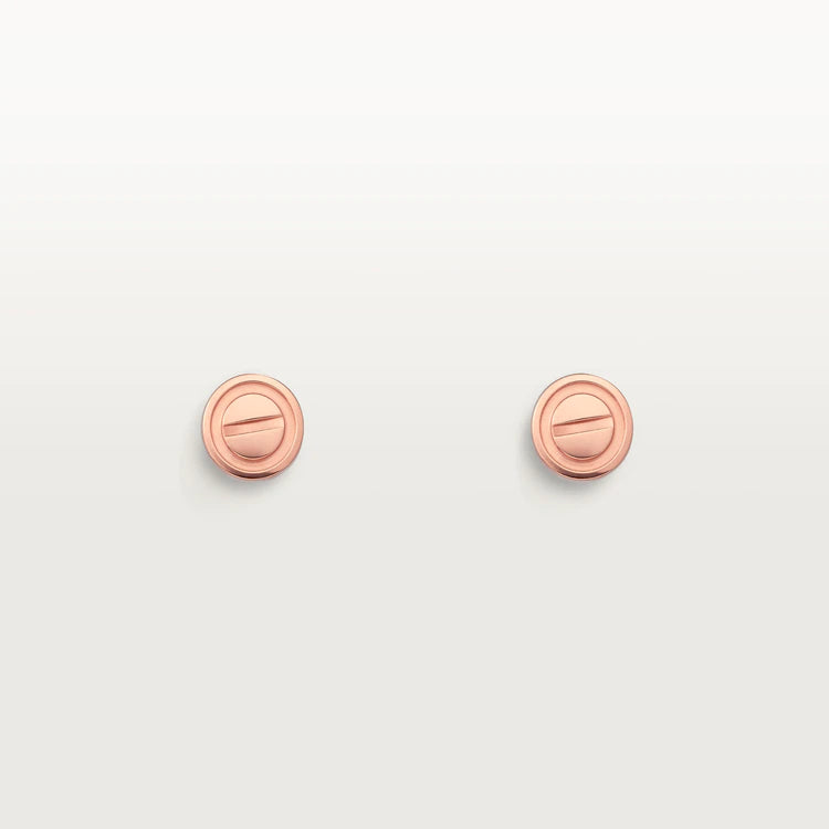 [Bloom]LOVE EARRINGS PINK GOLD 10MM