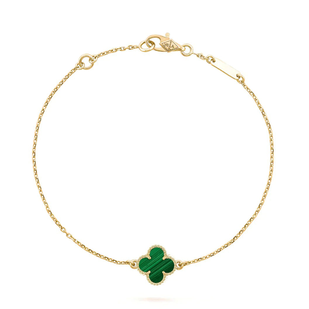 [Bloom]CLOVER BRACELET MALACHITE 1 MOTIF