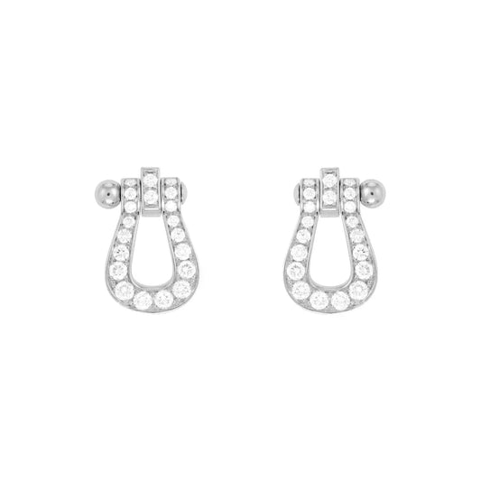 [Bloom]FORCE 10 FULL DIAMOND STUD EARRINGS MINI MODEL