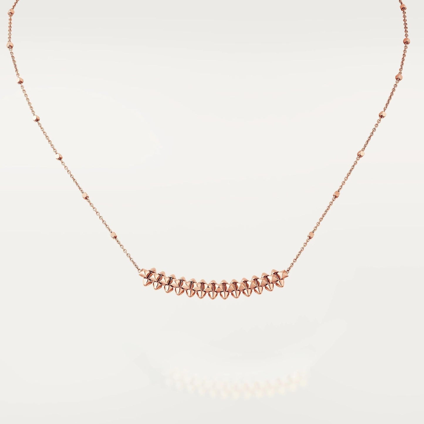 [Bloom]CLASH PINK GOLD NECKLACE