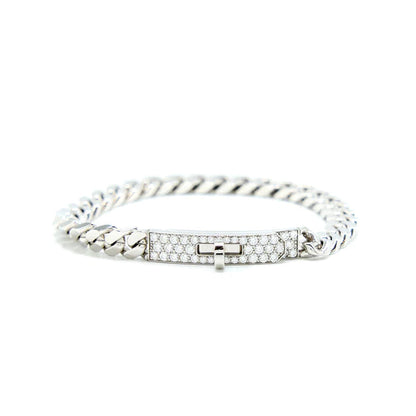 [Bloom]KELLY CHAIN SILVER DIAMOND BRACELET