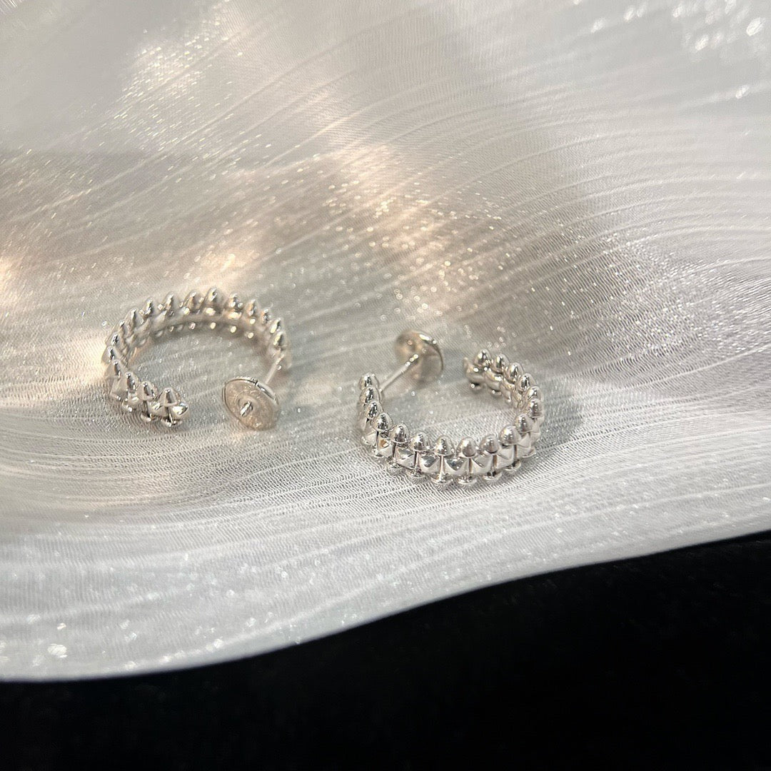 [Bloom]CLASH SMALL HOOP EARRINGS