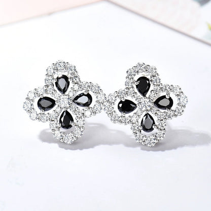 [Bloom]LOOP EARRINGS FULL MOTIF DIAMOND 16MM