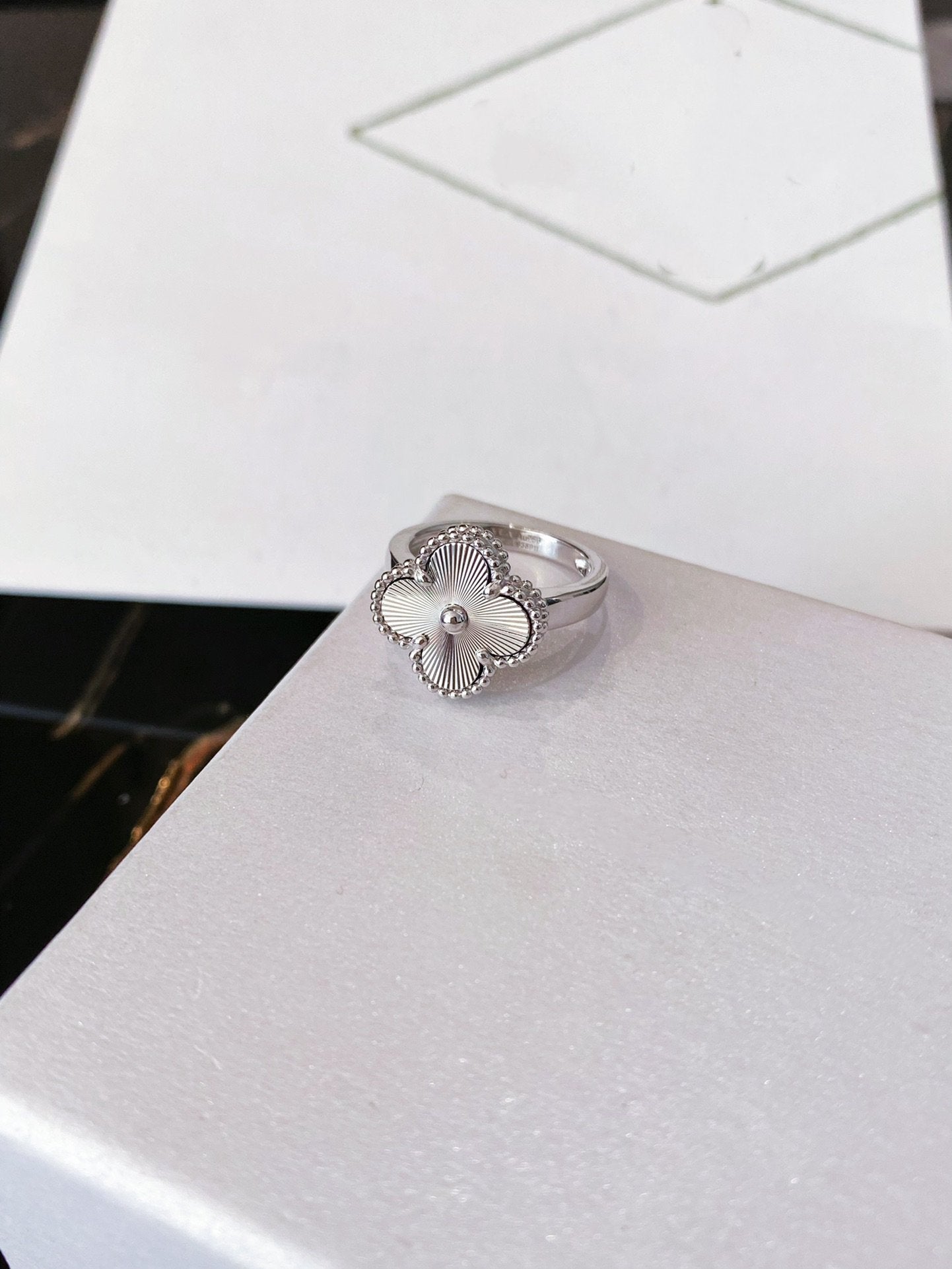 [Bloom]CLOVER SILVER RING