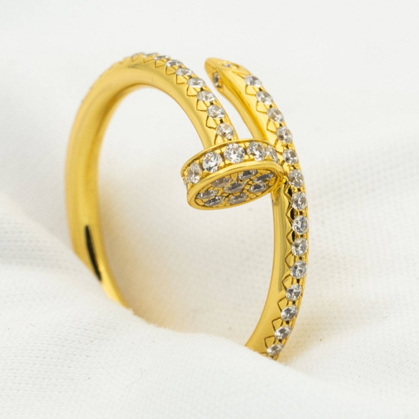 [Bloom]JUSTE RING 1.8MM GOLD DIAMONDS