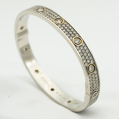 [Bloom]LOVE BRACELET 6.1MM DIAMOND-PAVED 10 BIG DIAMONDS