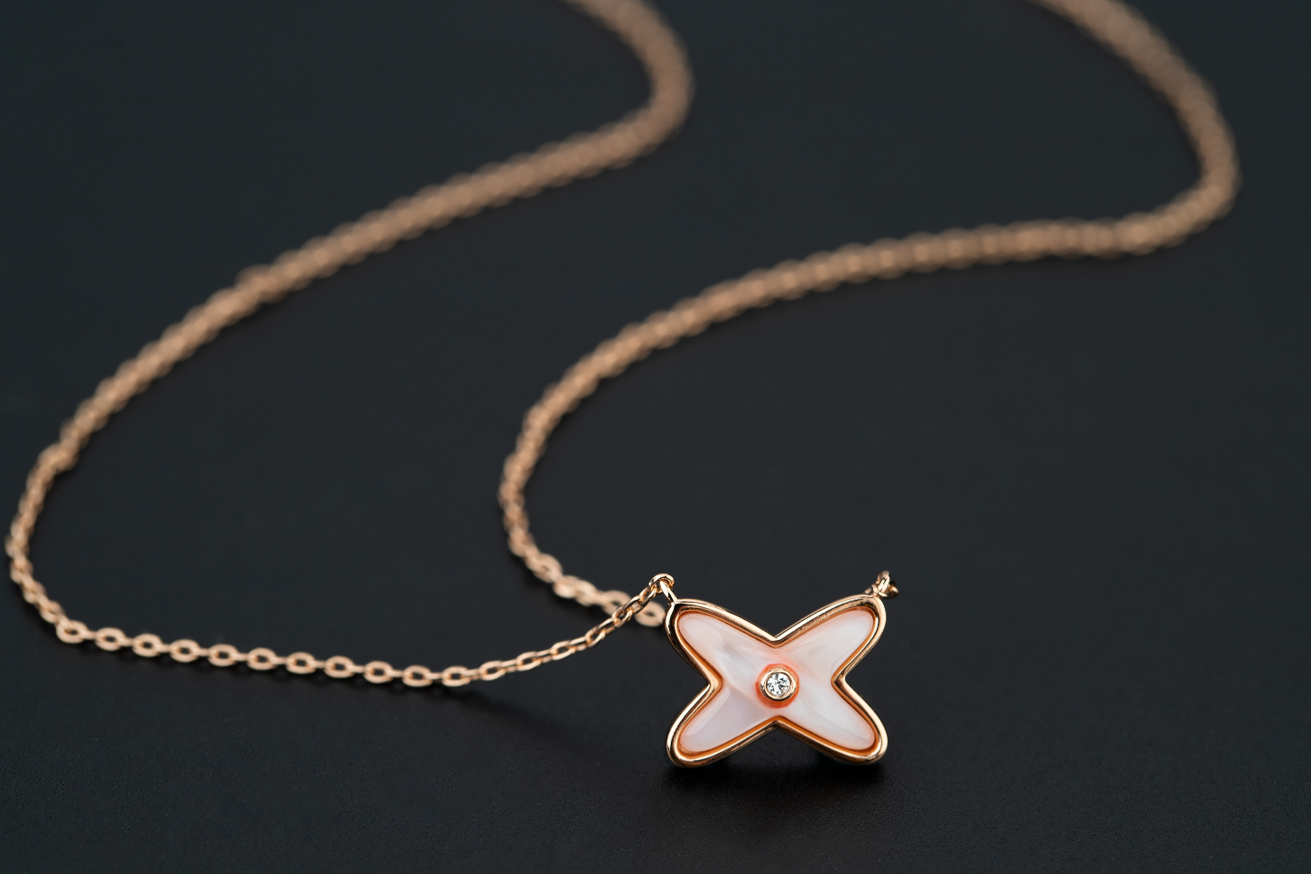 [Bloom]JEUX DE NECKLACE 1 DIAMOND