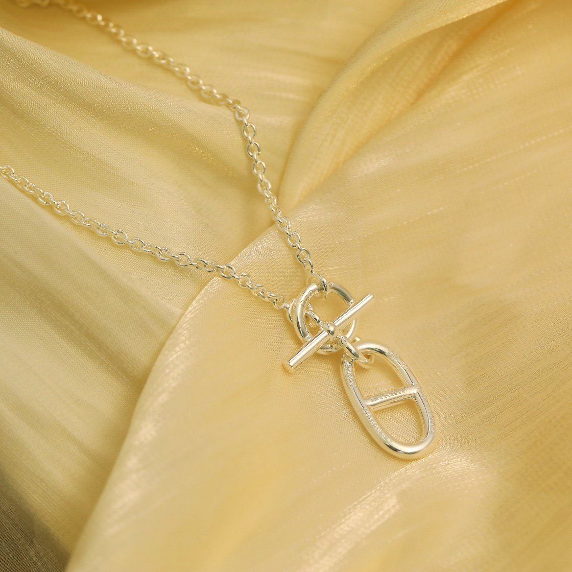 [Bloom]HM CHAINE D'ANCRE PENDANT NECKLACE STERLING SILVER