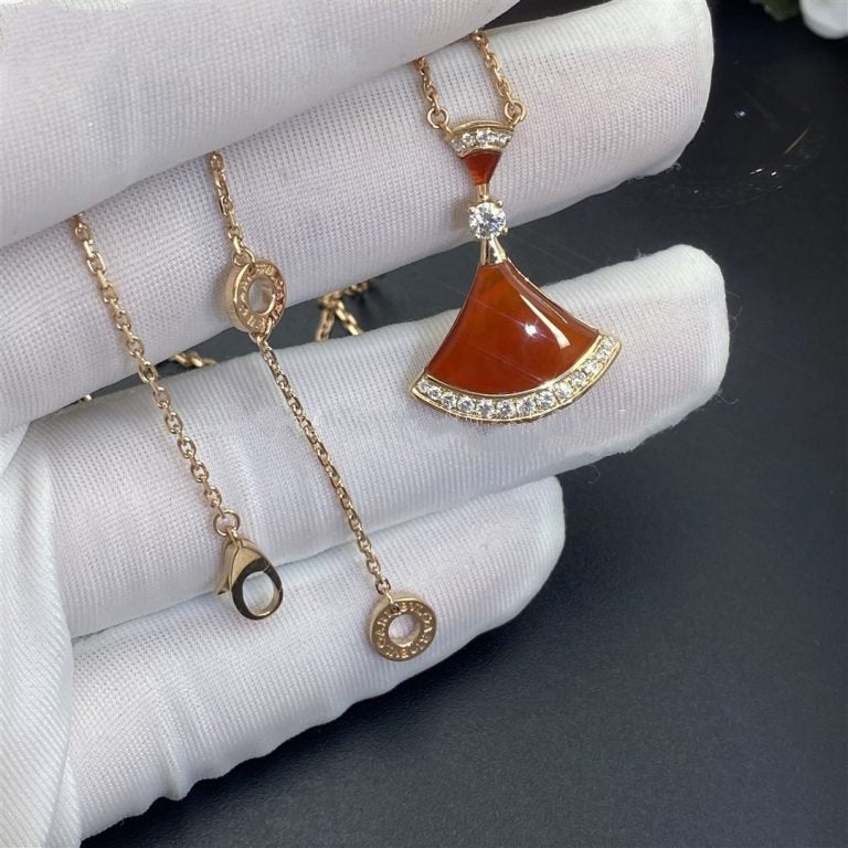 [Bloom]DREAM NECKLACE CARNELIAN DIAMOND