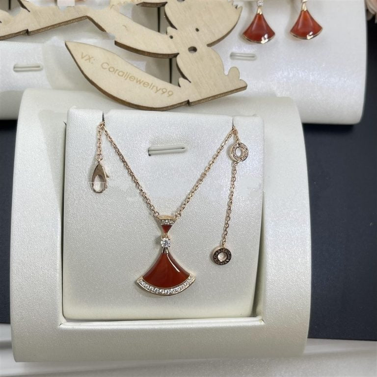 [Bloom]DREAM NECKLACE CARNELIAN DIAMOND