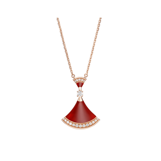 [Bloom]DREAM NECKLACE CARNELIAN DIAMOND