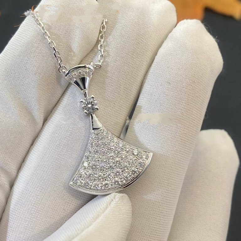 [Bloom]DREAM NECKLACE SILVER FULL DIAMOND