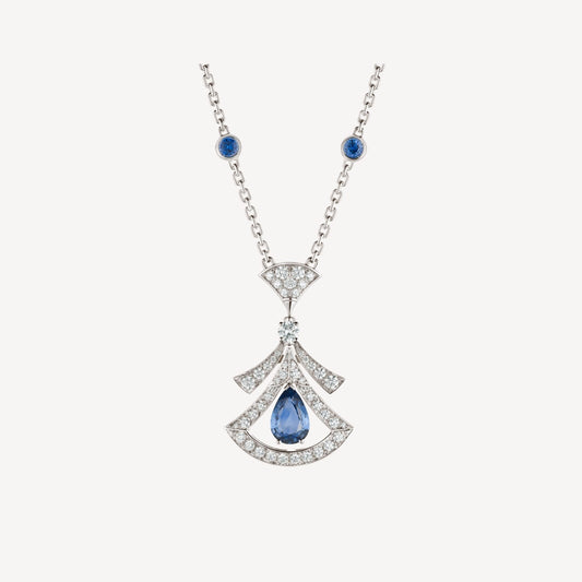 [Bloom]DREAM NECKLACE AGATE DIAMOND SILVER