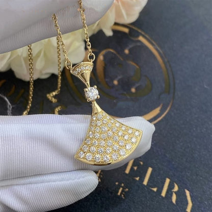 [Bloom]DREAM NECKLACE GOLD FULL DIAMOND