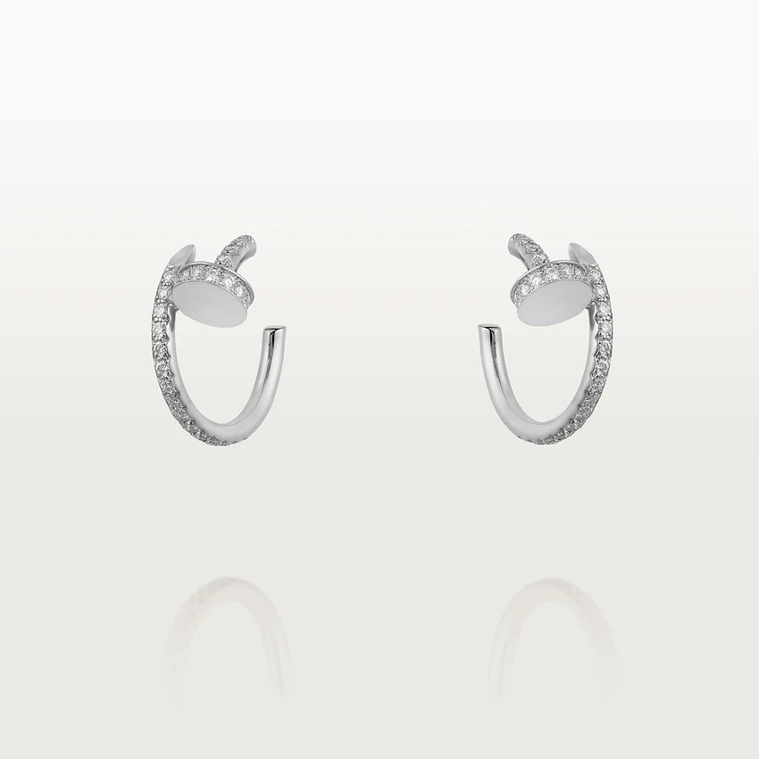 [Bloom]JUSTE EARRINGS 12.75MM SILVER DIAMOND