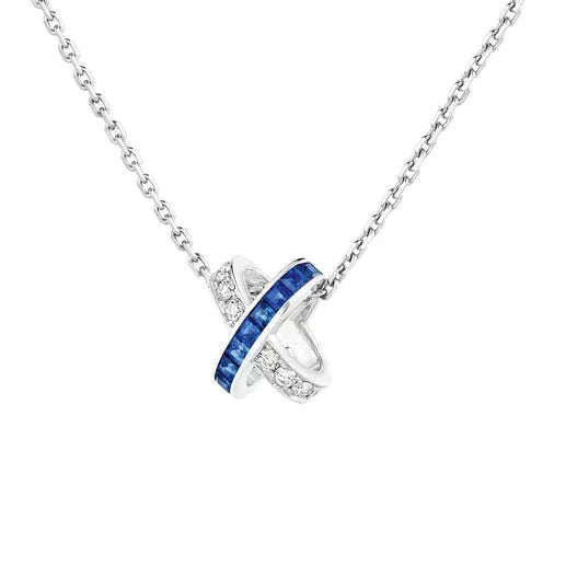 [Bloom]LIENS DIAMOND SILVER NECKLACE