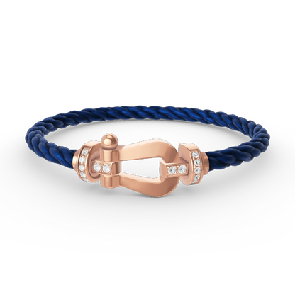 [Bloom]FORCE LARGE HORSESHOE HALF DIAMOND BRACELET ROSE GOLD