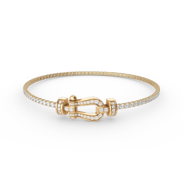 [Bloom]FORCE  HORSESHOE  DIAMOND TENNIS BRACELET