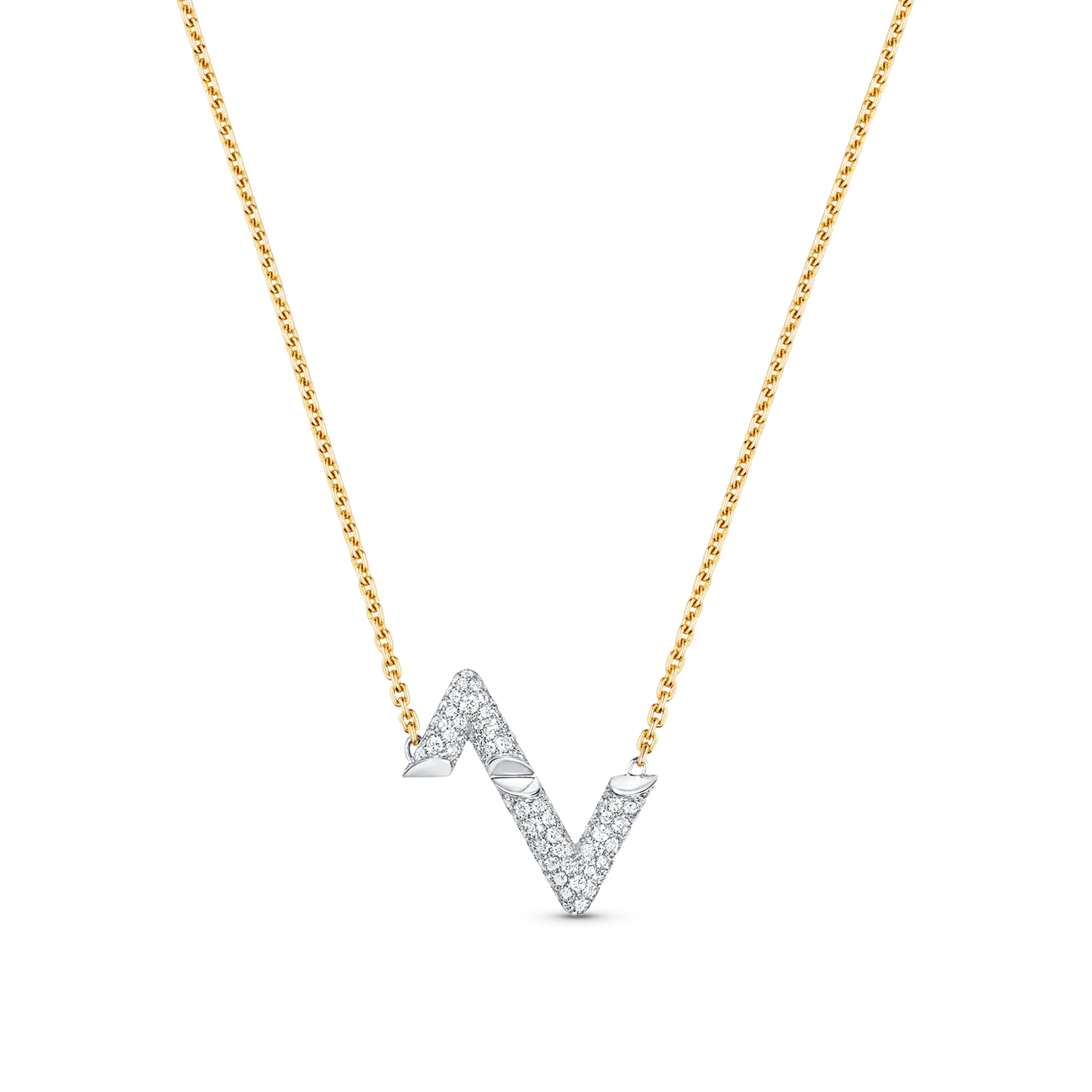 [Bloom]VOLT SILVER DIAMOND PEDANT NECKLACE