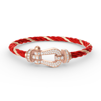 [Bloom]FORCE LARGE HORSESHOE FULL DIAMOND BRACELET ROSE GOLD