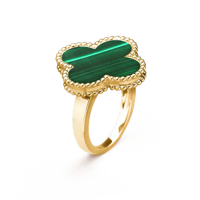 [Bloom]CLOVER MALACHITE RING