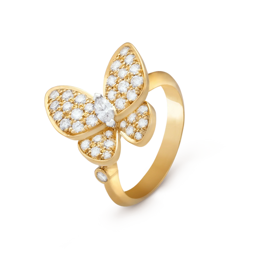 [Bloom]BUTTERFLY DIAMOND RING