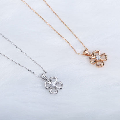 [Bloom]FIOREVER NECKLACE DIAMOND CENTER