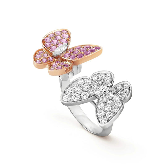 [Bloom]TWIN BUTTERFLY DIAMOND RING